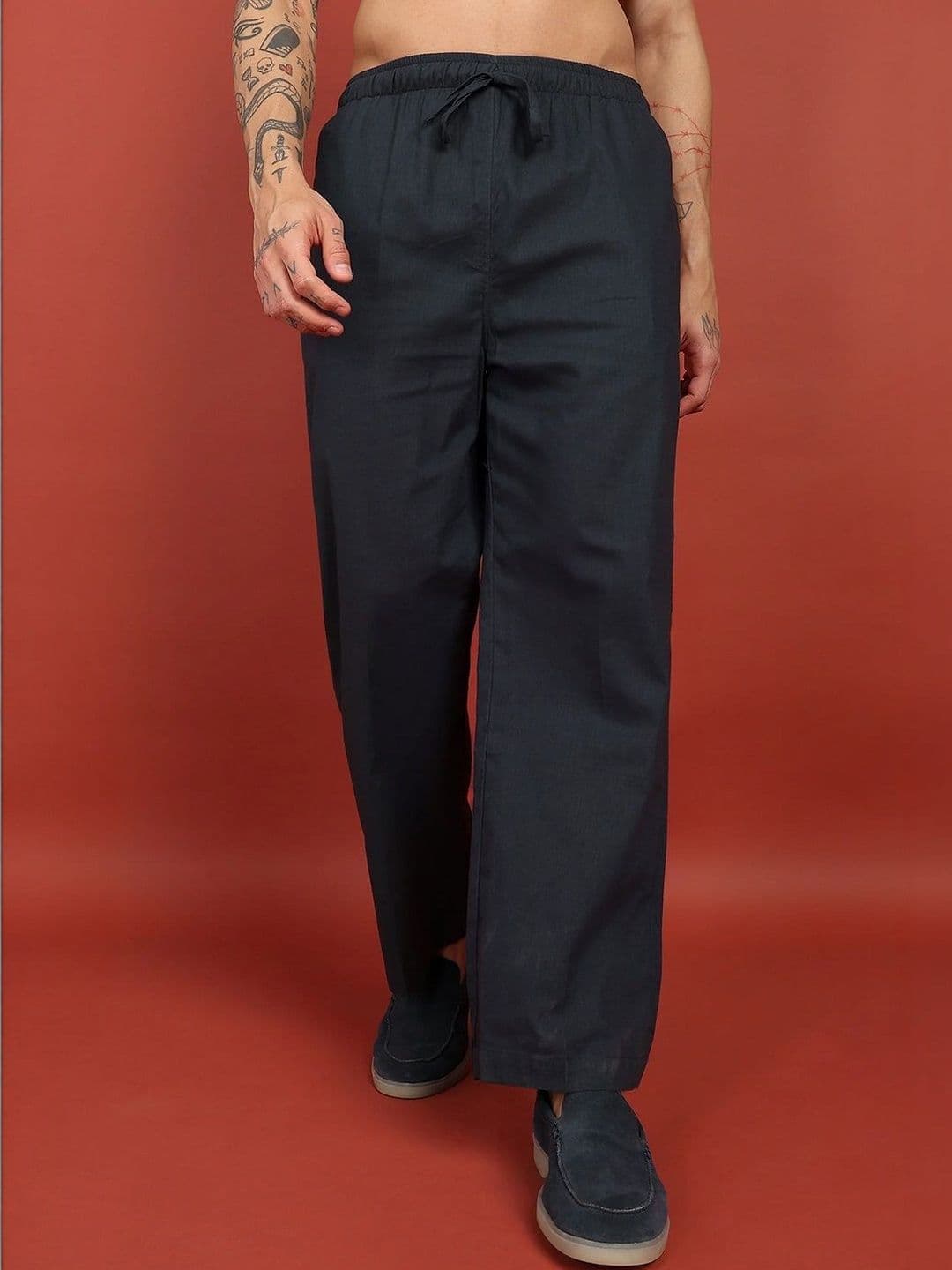 HERE&NOW Men Relaxed Easy Wash Trousers - view 1
