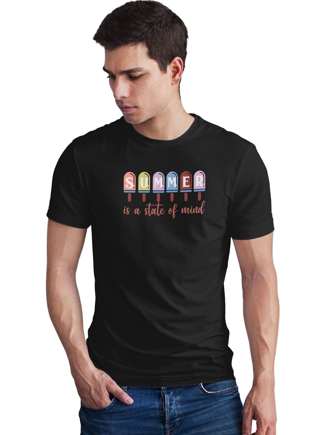 Seekbuylove Men Typography Printed Bio Finish T-shirt - view 1