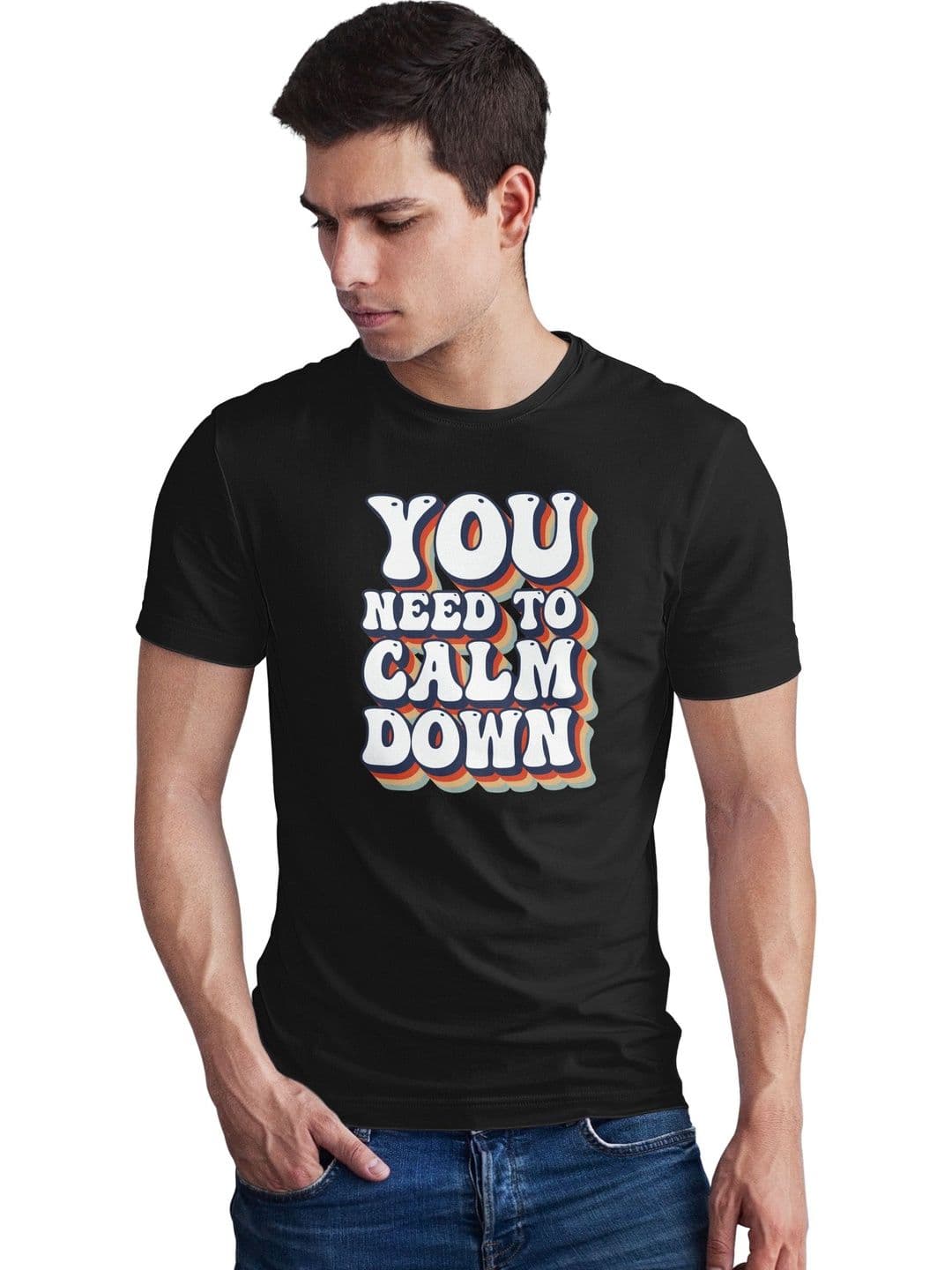 Seekbuylove Men Typography Printed Bio Finish T-shirt - view 1