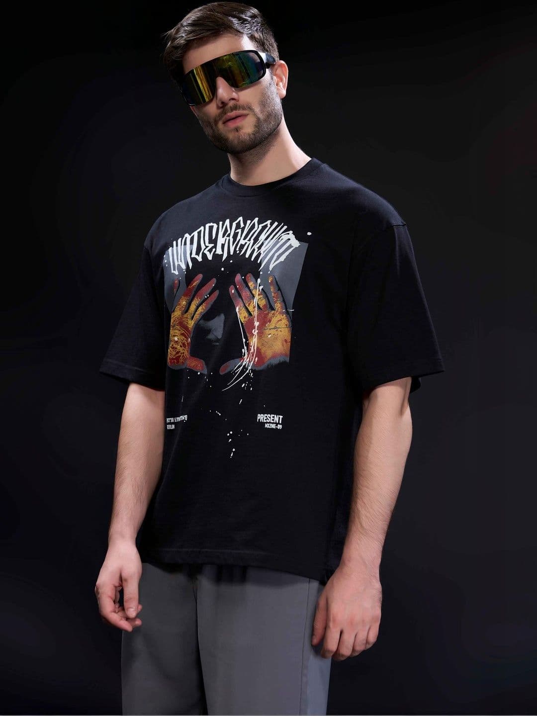 MAXZONE Men Printed Pure Cotton T-shirt - view 1