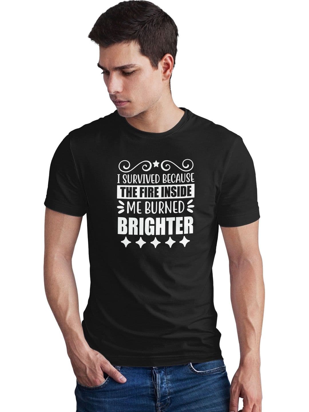 Seekbuylove Men Typography Printed Bio Finish T-shirt - view 1