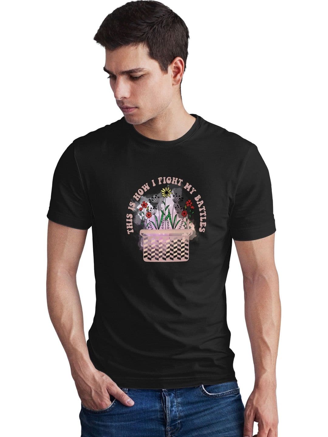 Seekbuylove Men Printed Bio Finish T-shirt - view 1