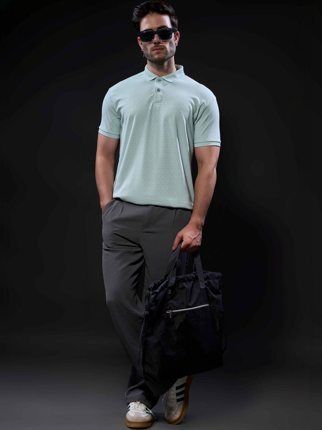 MAXZONE Men Printed Polo Collar T-shirt - view 1