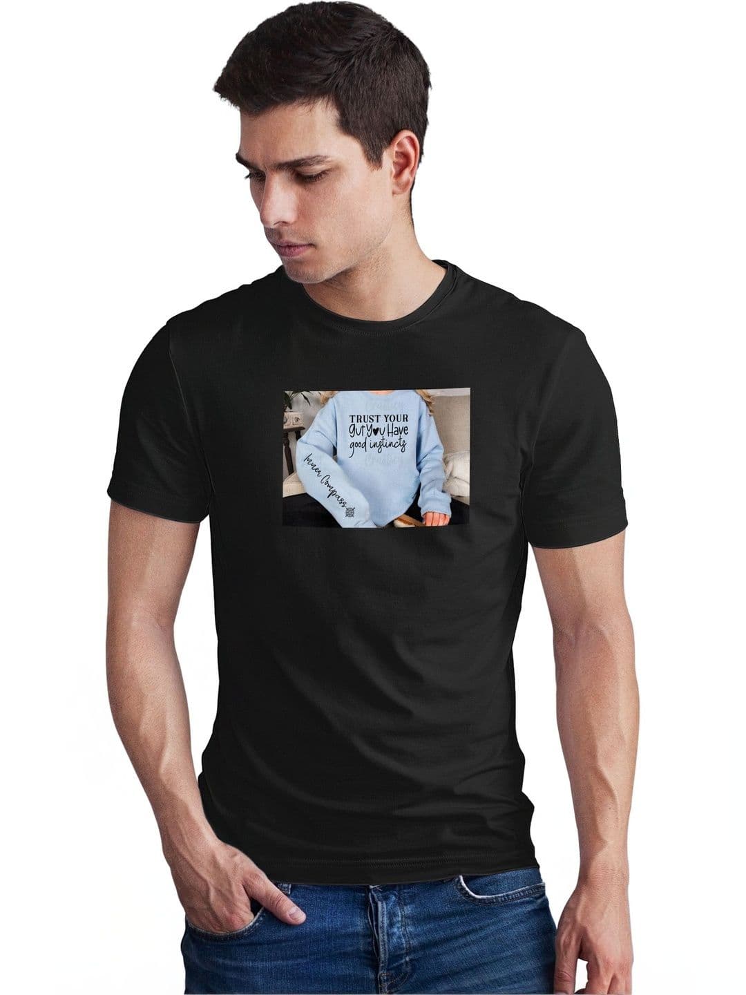 Seekbuylove Men Printed Bio Finish T-shirt - view 1