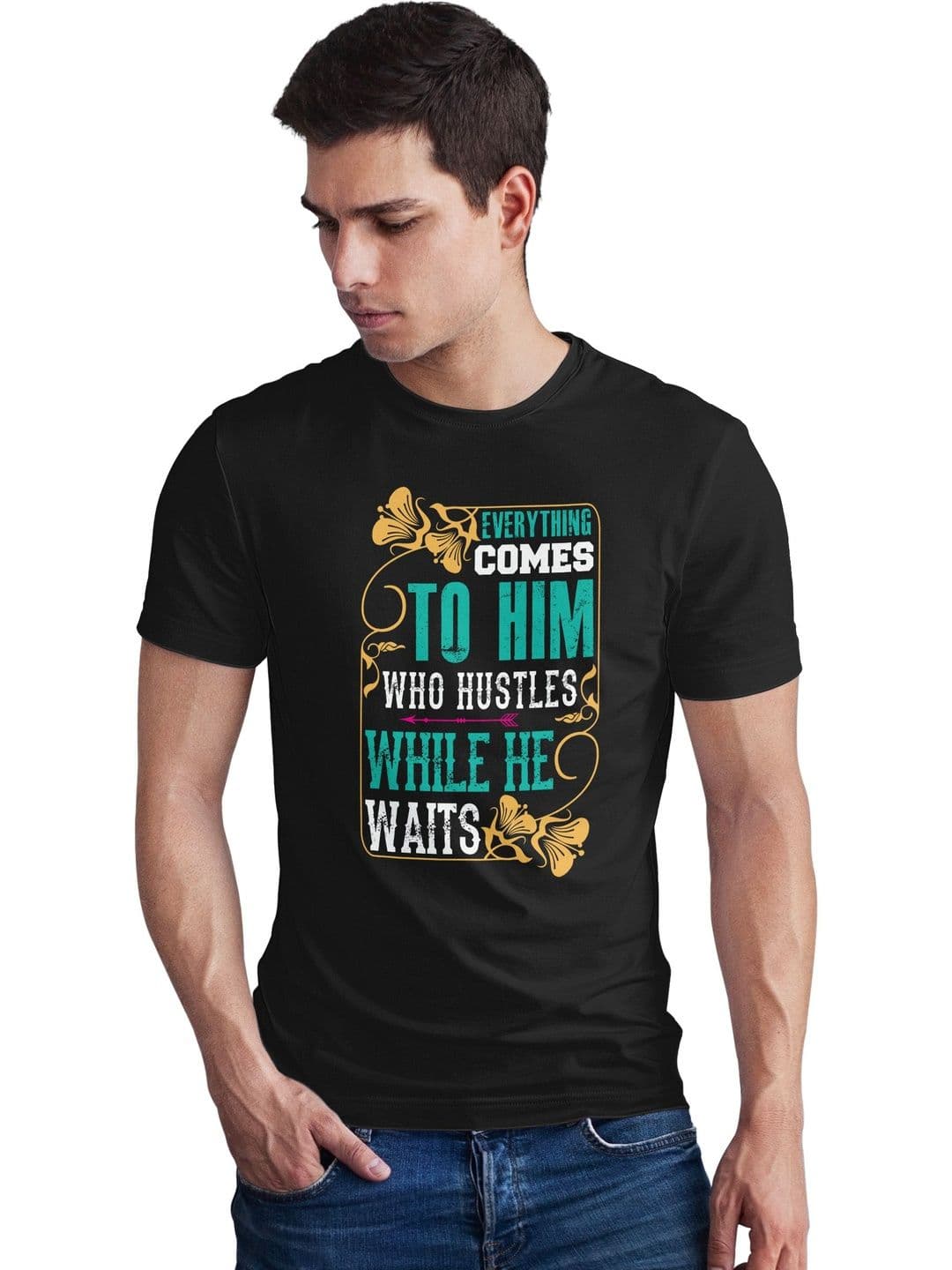 Seekbuylove Men Printed Bio Finish T-shirt - view 1