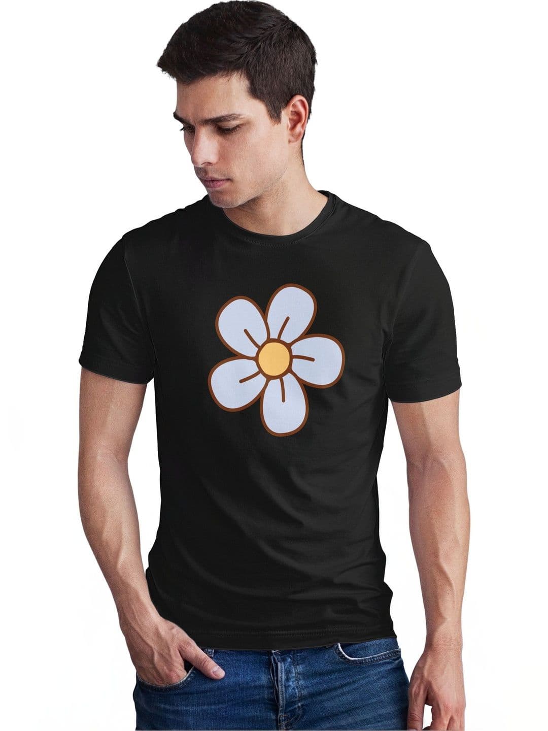 Seekbuylove Men Floral Printed Bio Finish T-shirt - view 1