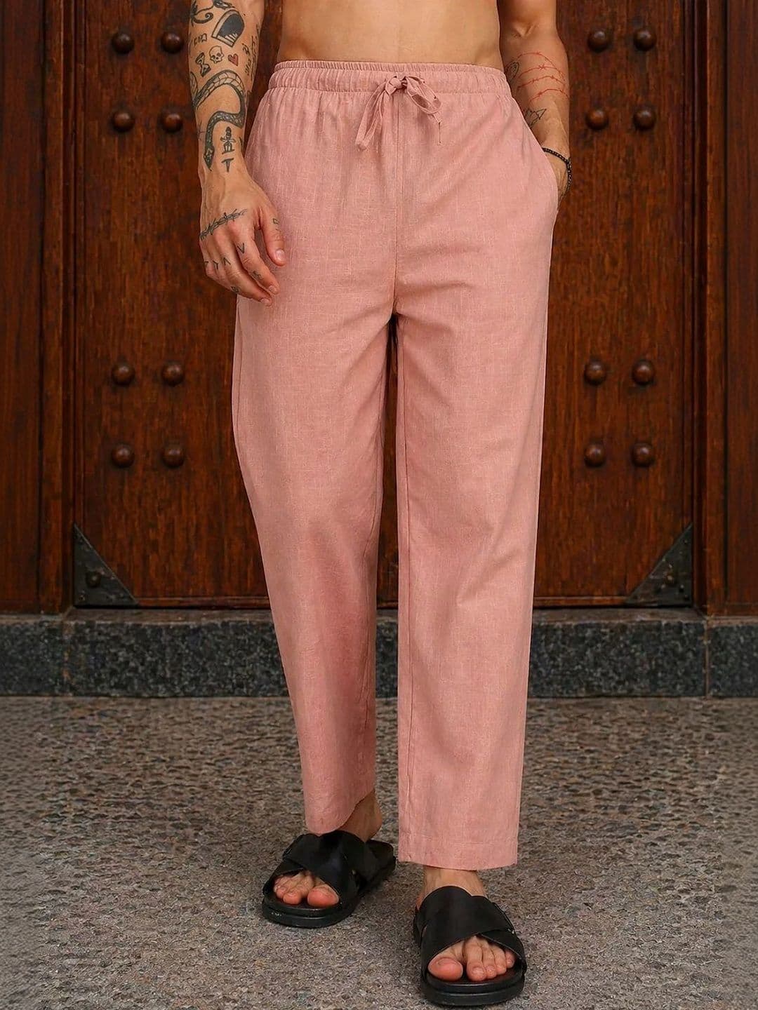 HERE&NOW Men Relaxed Easy Wash Trousers - view 1