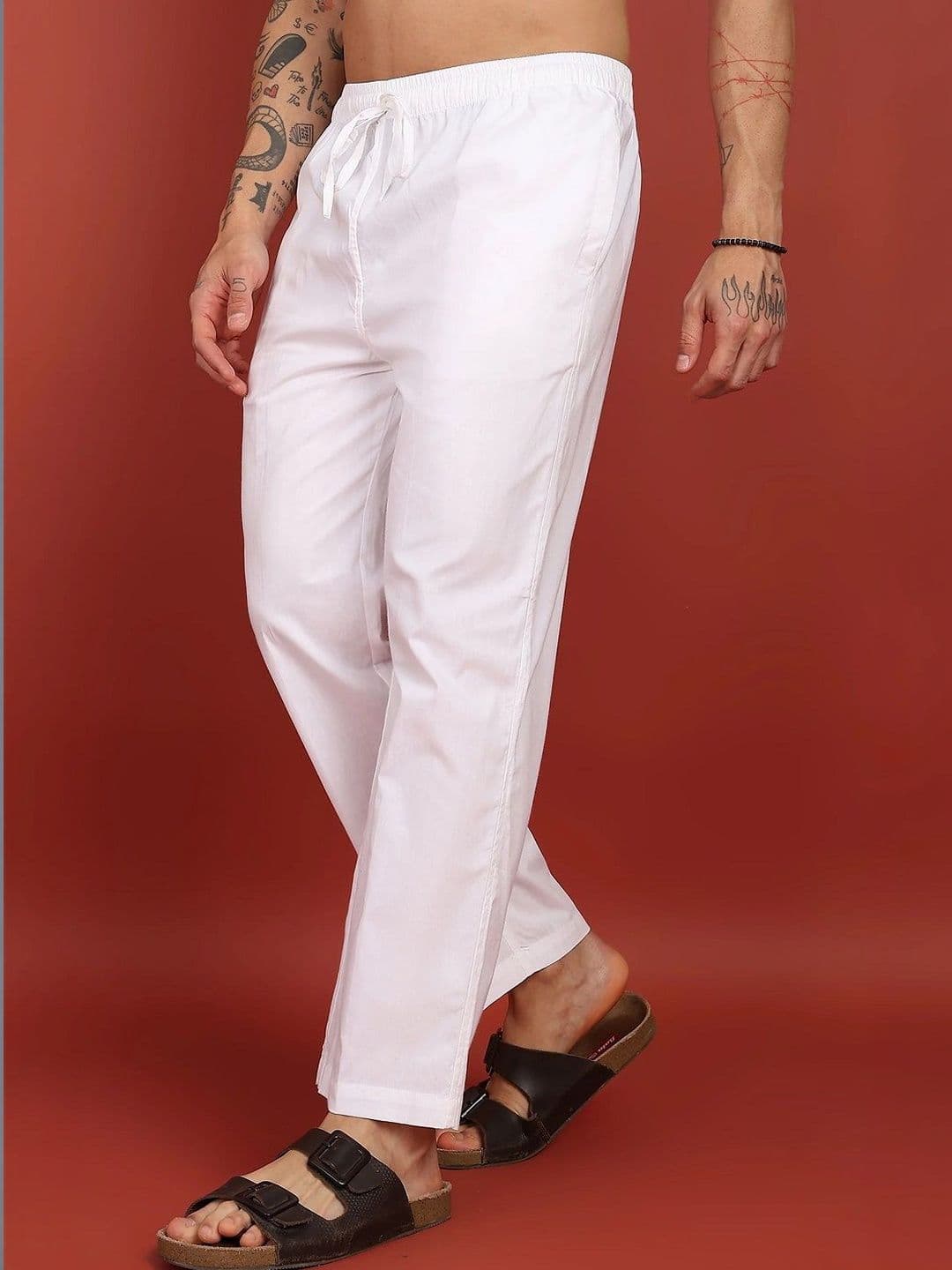 HERE&NOW Men Relaxed Easy Wash Trousers - view 1