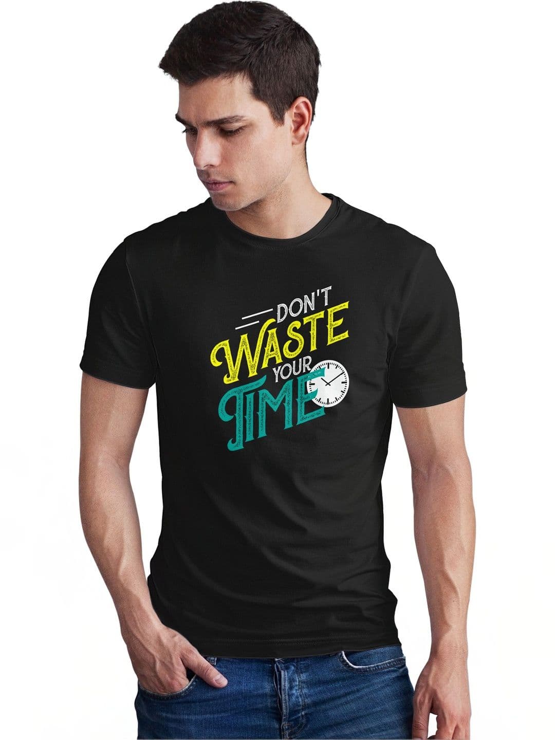 Seekbuylove Men Typography Printed Bio Finish T-shirt - view 1