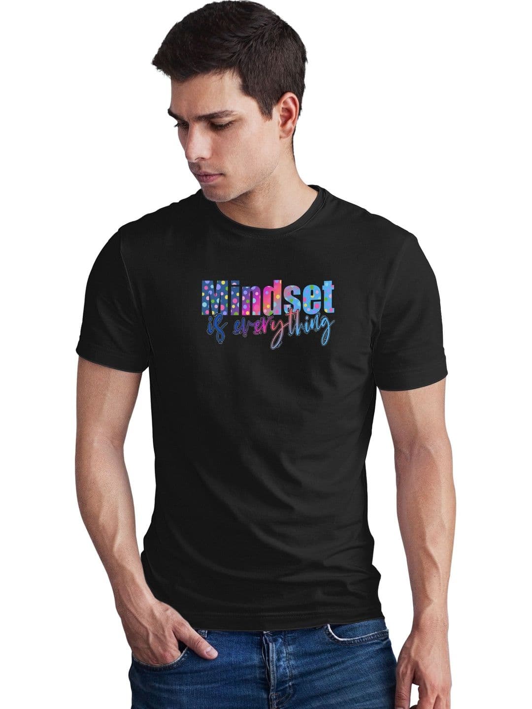Seekbuylove Men Typography Printed Bio Finish T-shirt - view 1