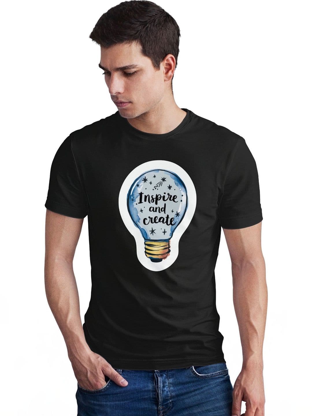 Seekbuylove Men Typography Printed Bio Finish T-shirt - view 1