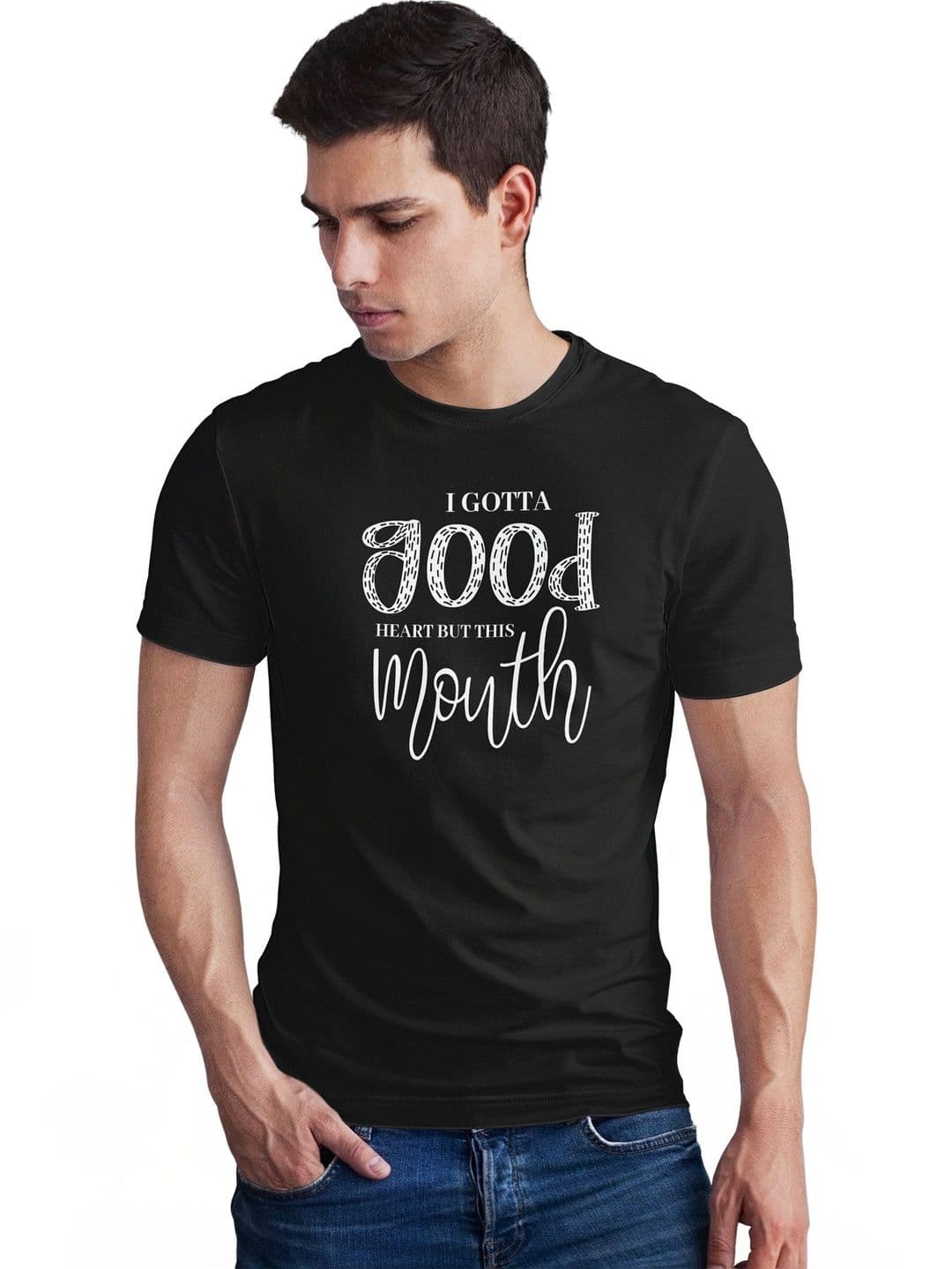 Seekbuylove Men Typography Printed Bio Finish T-shirt - view 1
