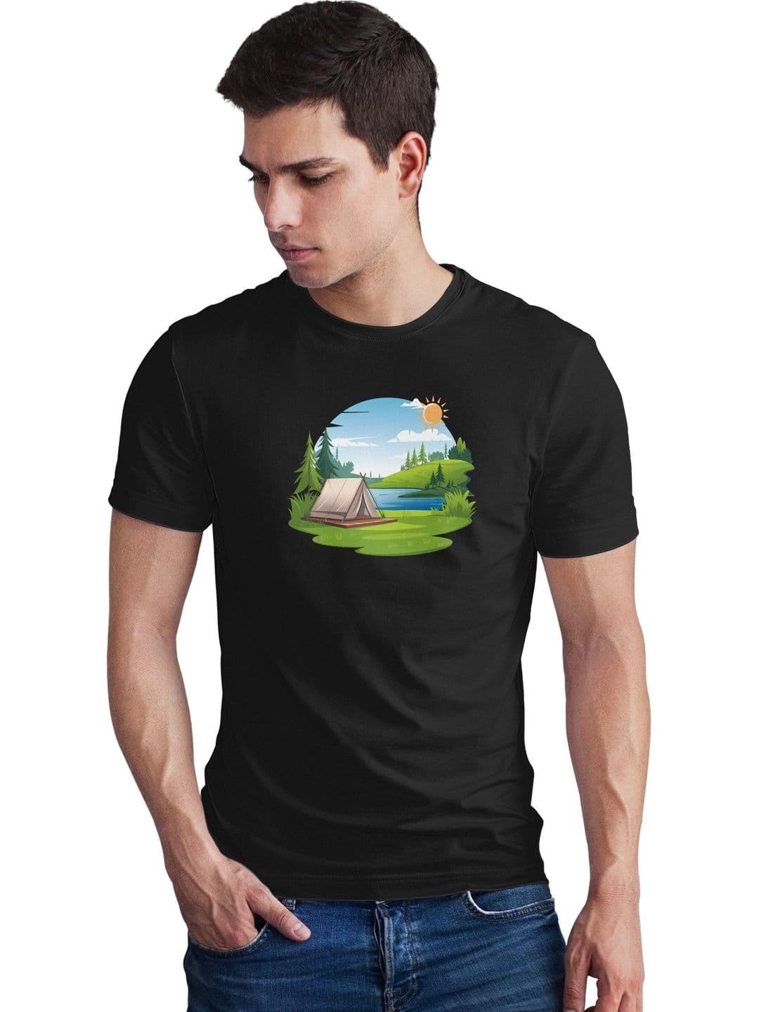 Seekbuylove Men Printed Bio Finish T-shirt - view 1