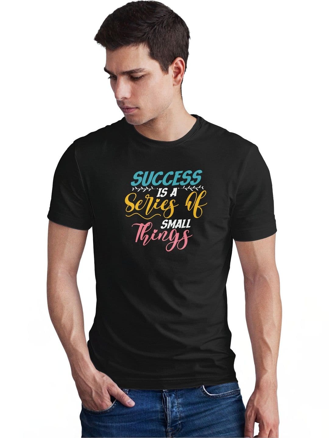 Seekbuylove Men Typography Printed Bio Finish T-shirt - view 1