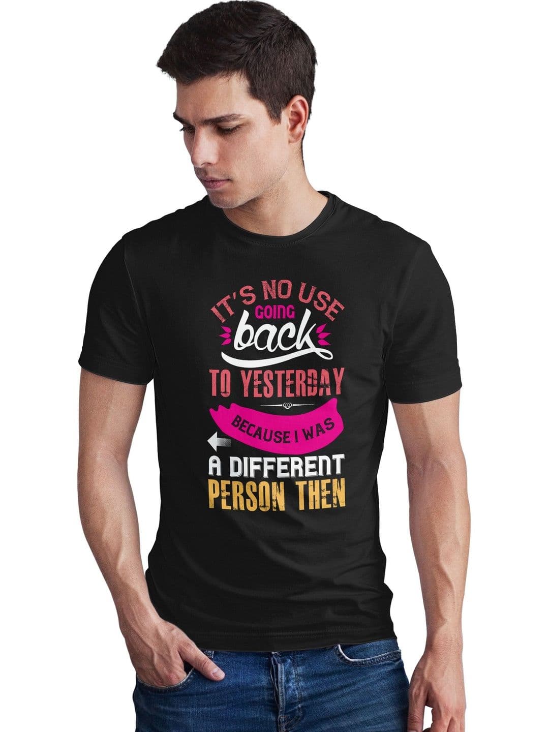 Seekbuylove Men Typography Printed Bio Finish T-shirt - view 1