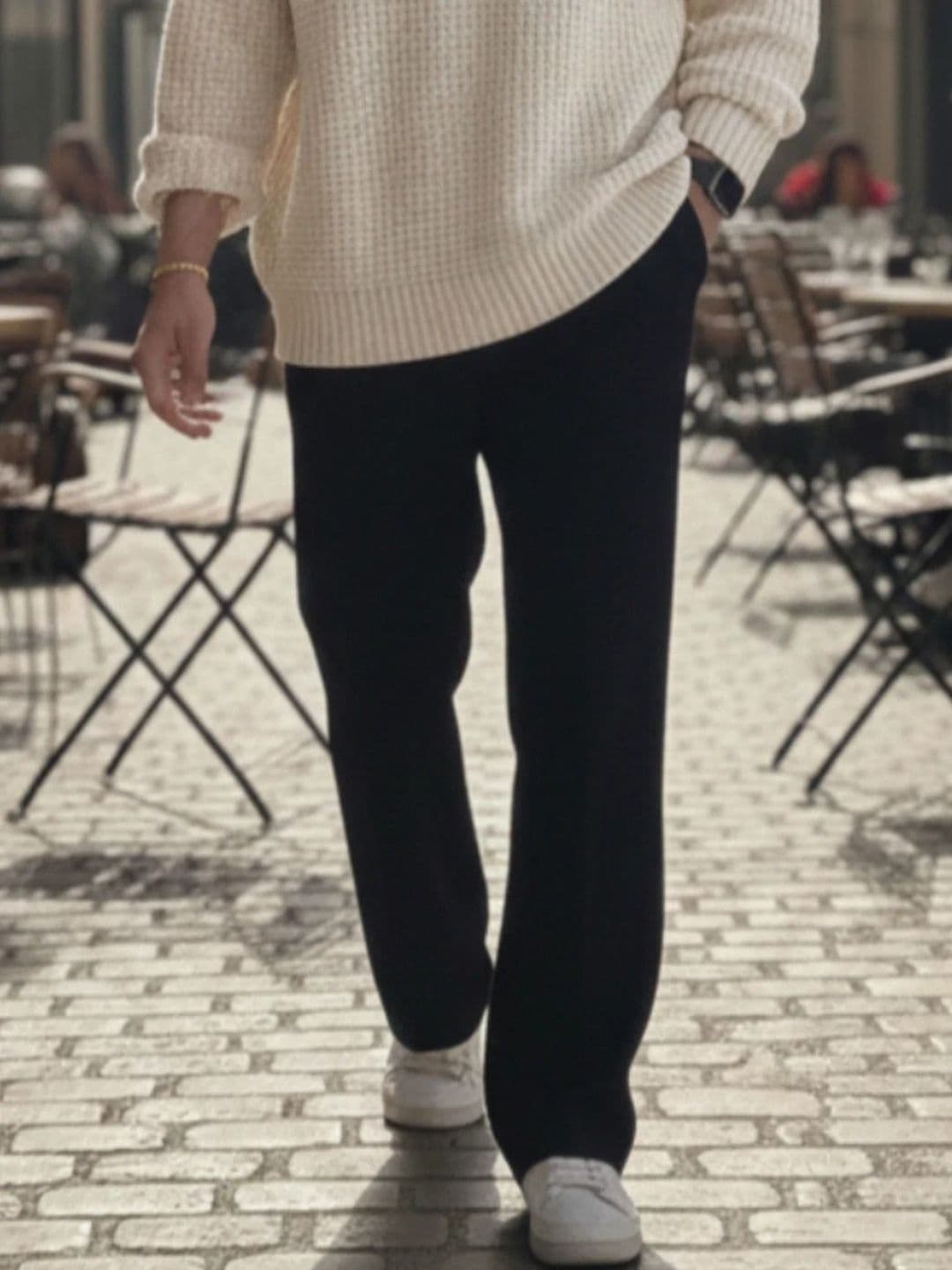 Klowvila Fashion Men Loose Fit High-Rise Trousers - view 1