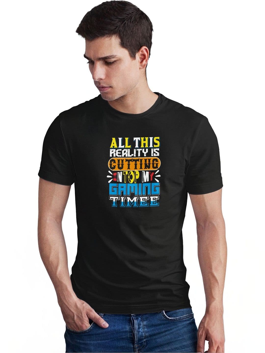 Seekbuylove Men Typography Printed Bio Finish T-shirt - view 1