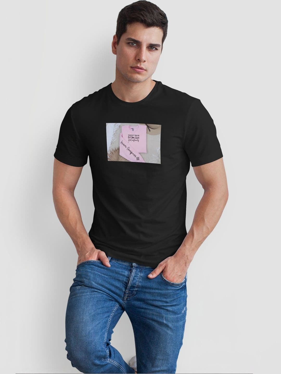 Seekbuylove Men Typography Printed Bio Finish T-shirt - view 1