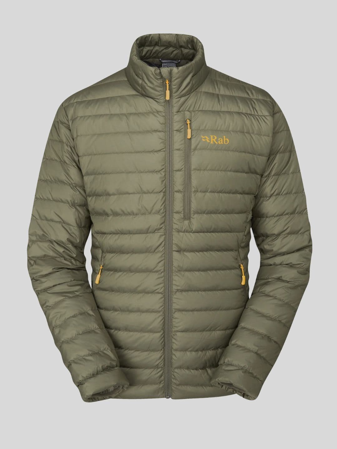 Rab Light Khaki Microlight Down Jacket - view 1