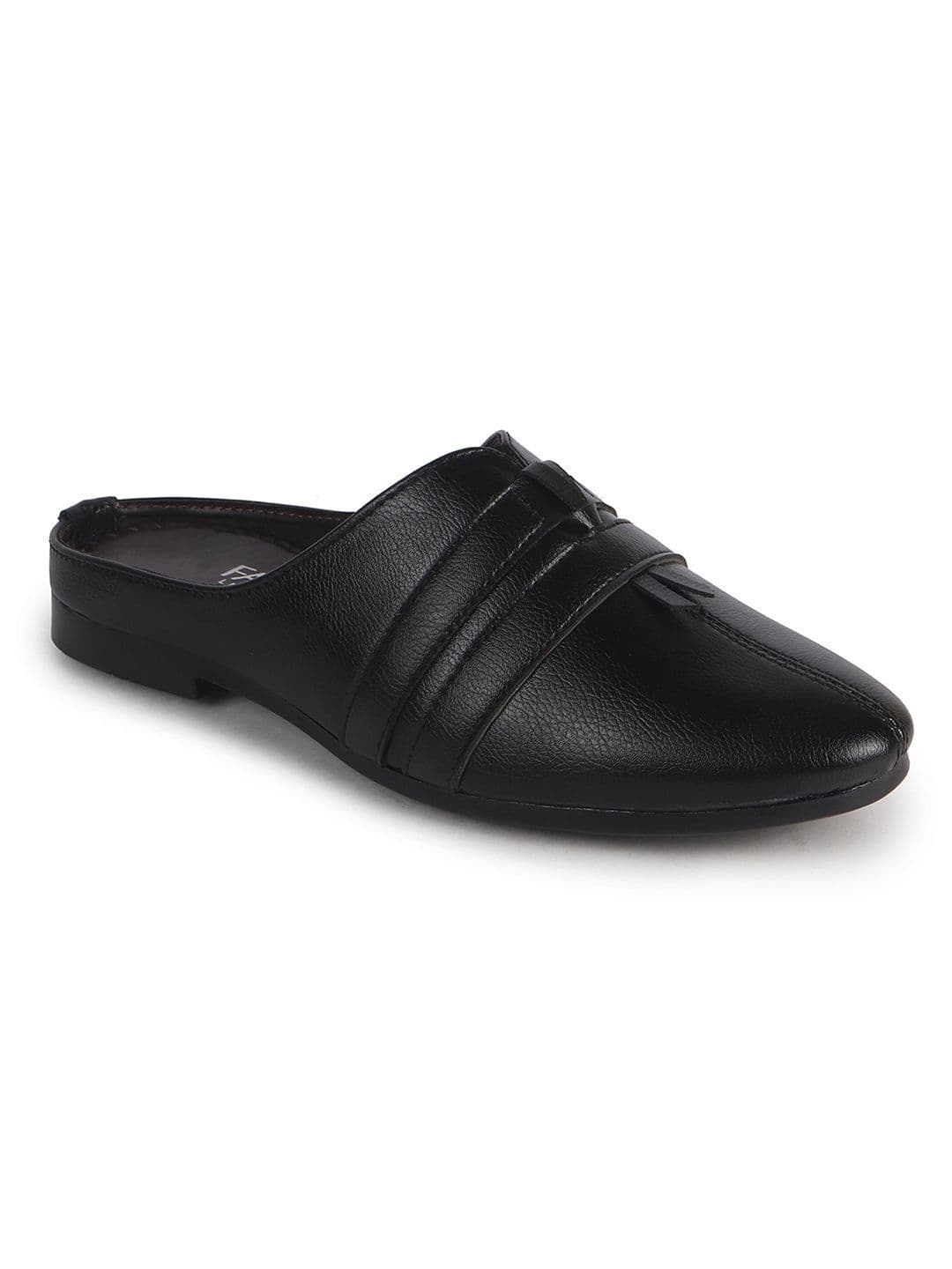 FAUSTO Men Textured PU Mules - view 1
