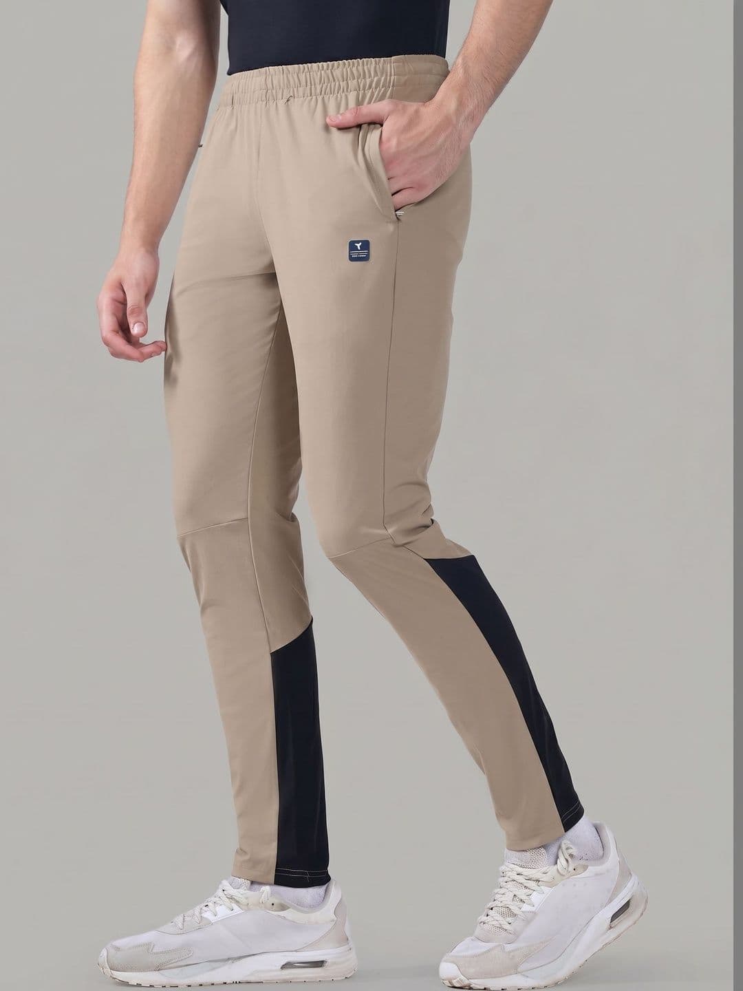 Technosport Men Straight Fit Colourblocked Rapid-Dry Training Track Pants - view 1