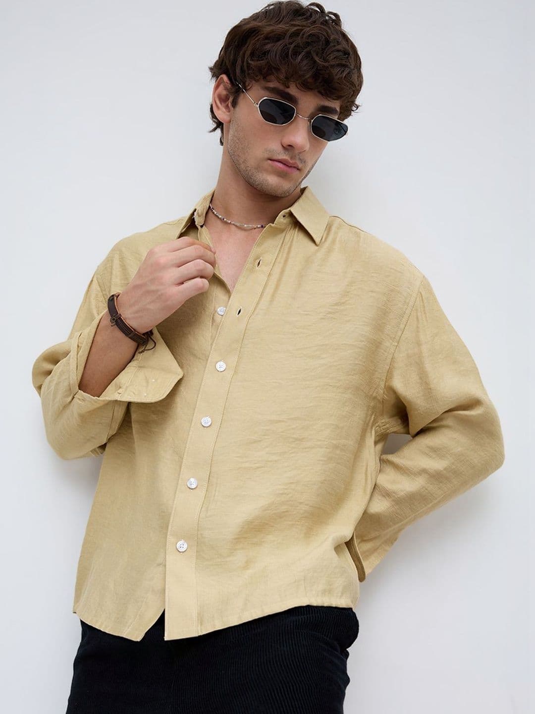 VASTRADO Men Classic Boxy Casual Shirt - view 1
