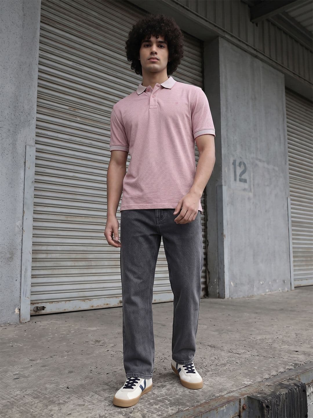 The Roadster Life Co. Knitted Polo Collar T-shirt - view 1