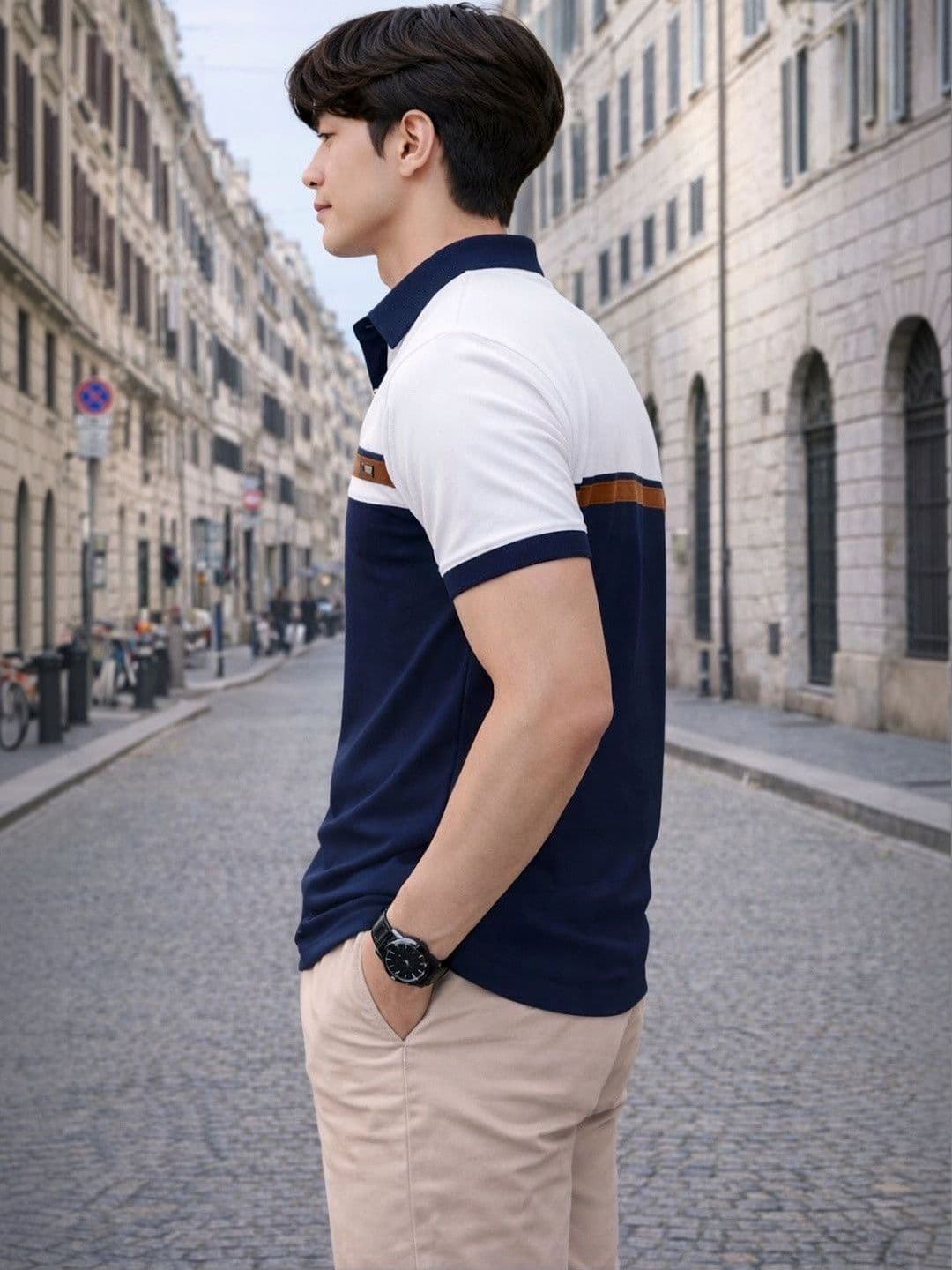 TAZO Men Polo Collar T-shirt - view 1