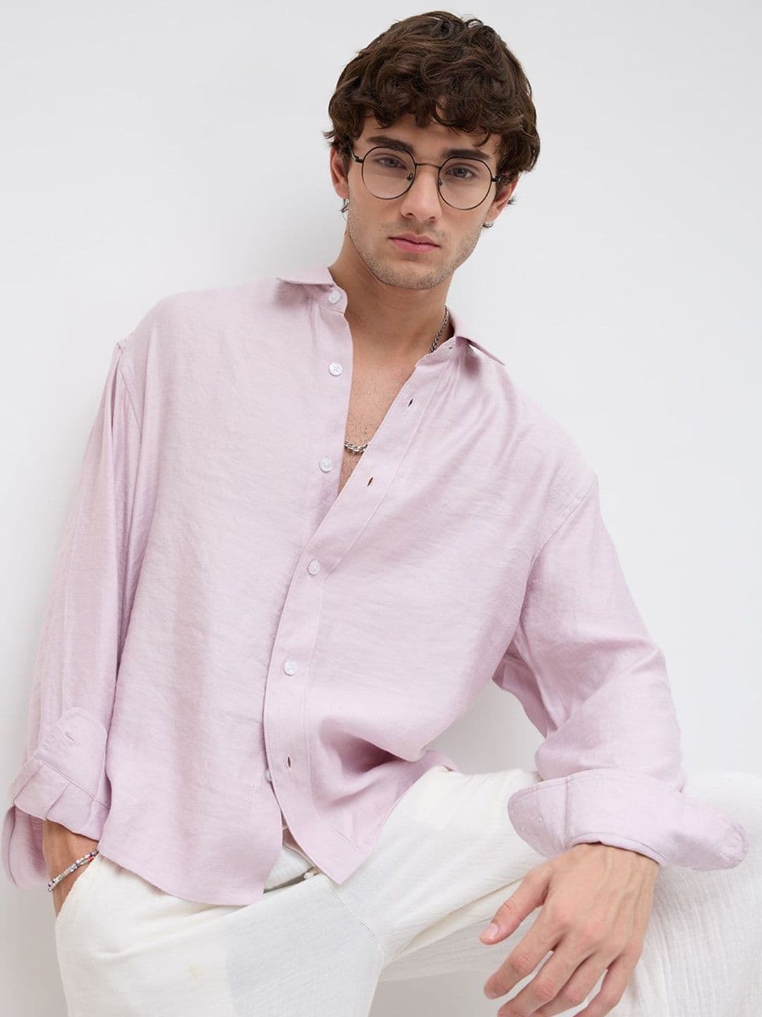 VASTRADO Men Classic Boxy Casual Shirt - view 1