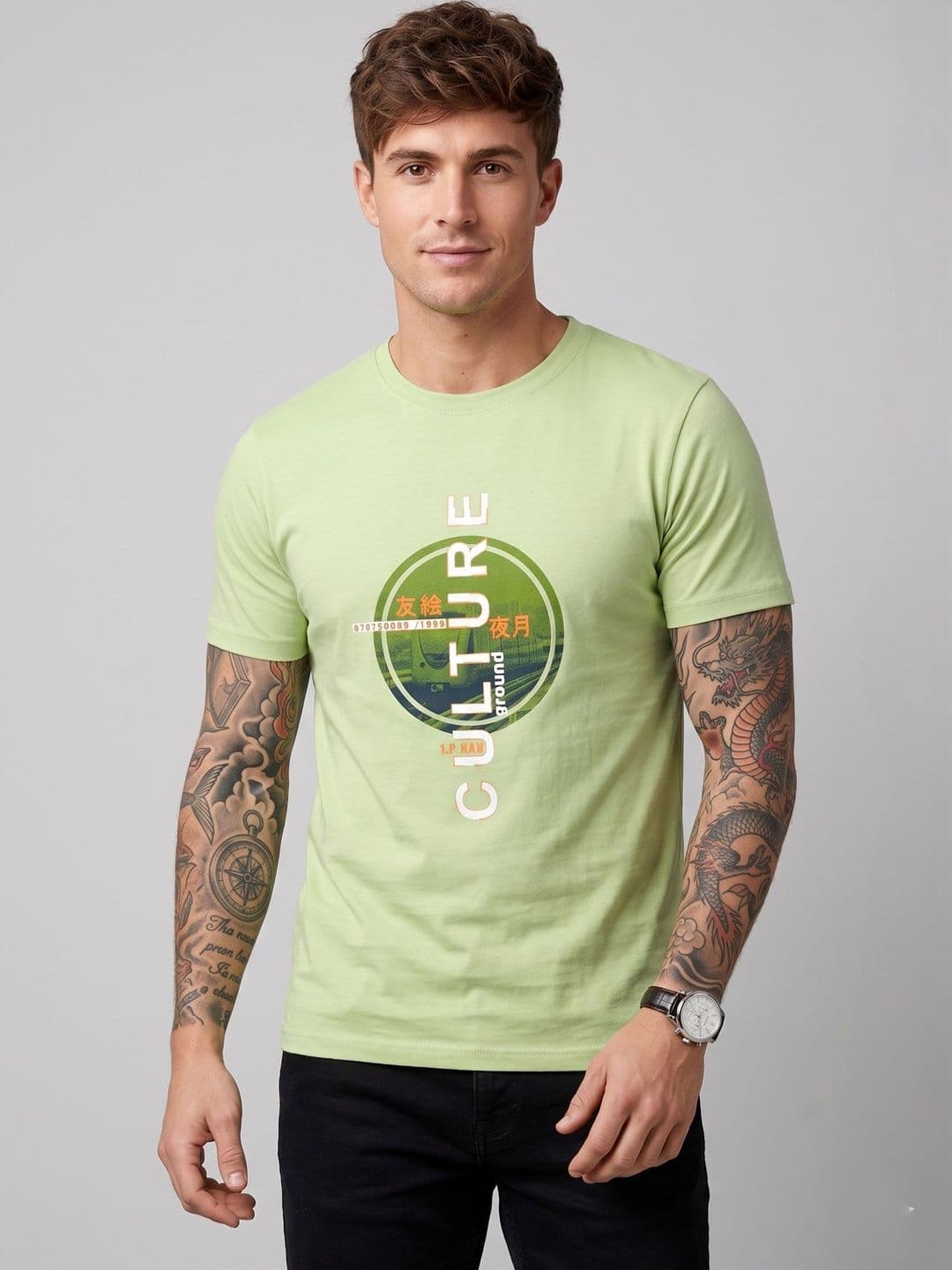 Moda Rapido Men Printed T-shirt - view 1