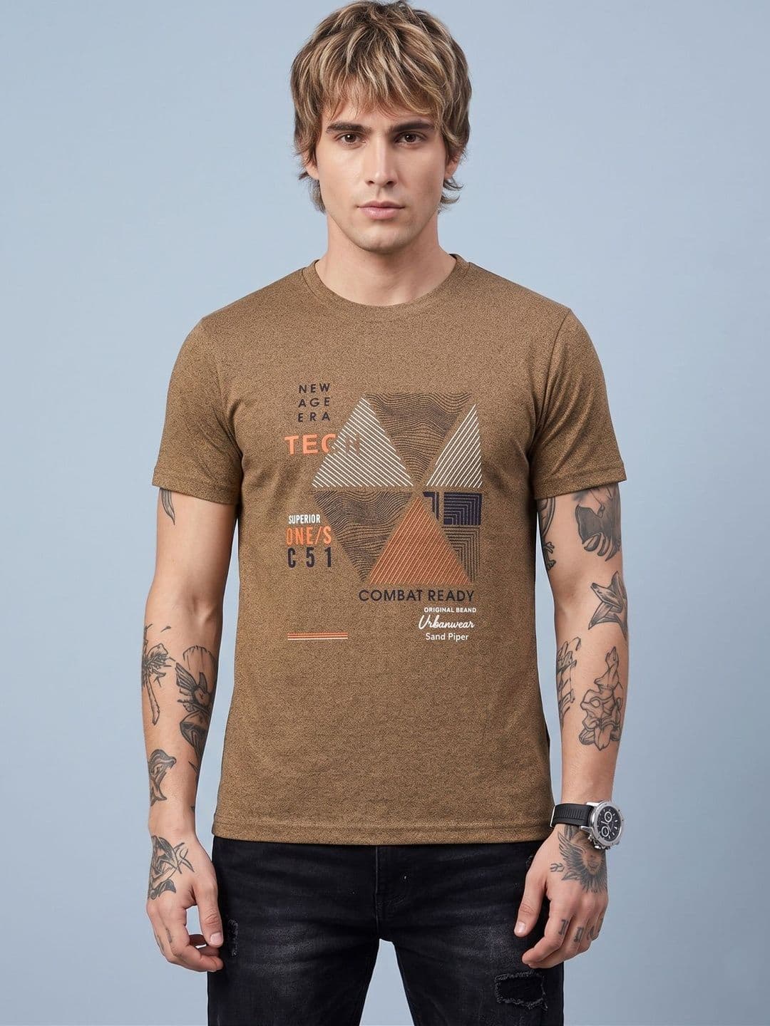 Moda Rapido Men Printed T-shirt - view 1