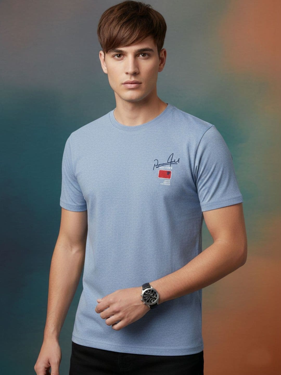 Moda Rapido Men Typography Printed T-shirt - view 1