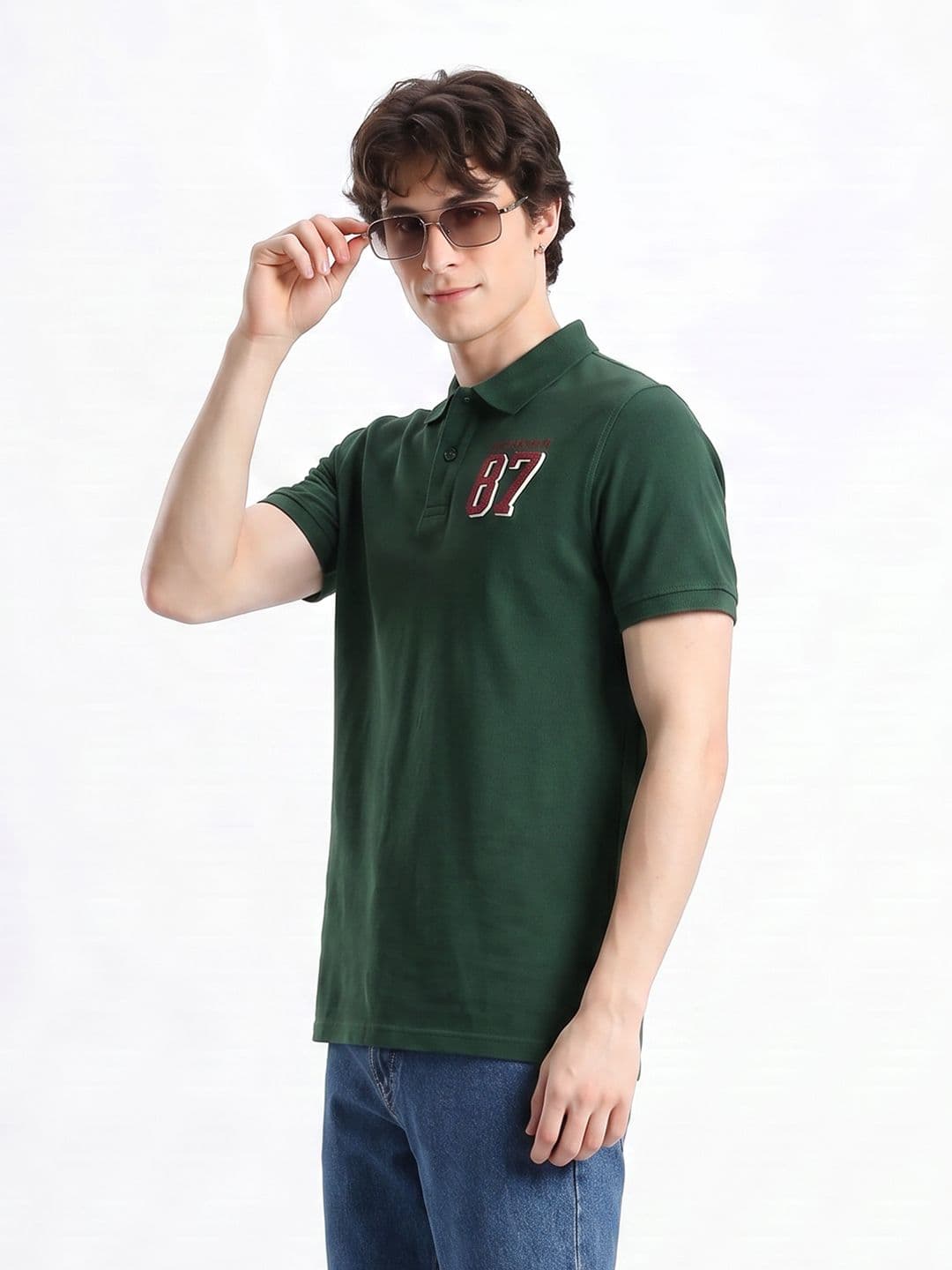 Aeropostale Polo Collar Pure Cotton T-shirt - view 1