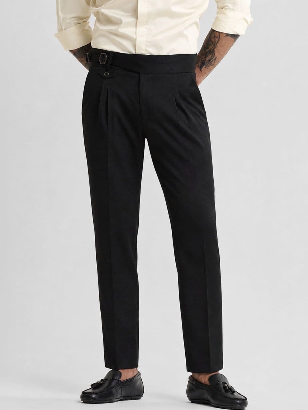 Maniac Men Comfort Fit Gurkha Trousers - view 1