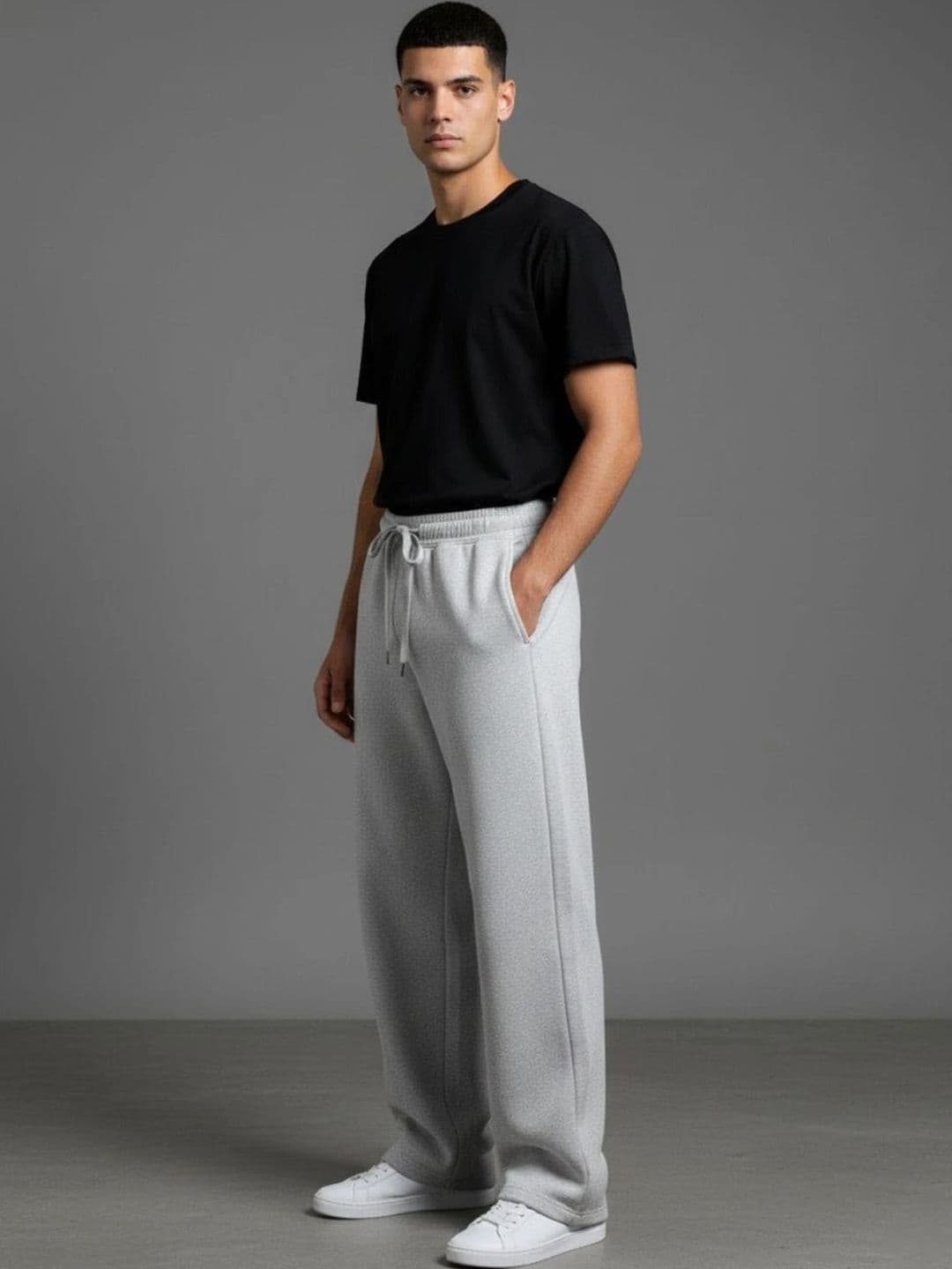 Klowvila Fashion Men High-Rise Trousers - view 1