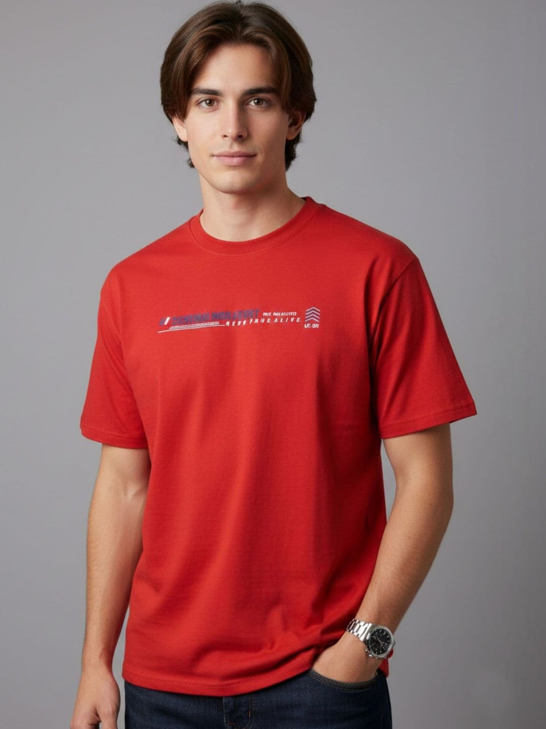 Sztori Men Typography Printed T-shirt - view 1