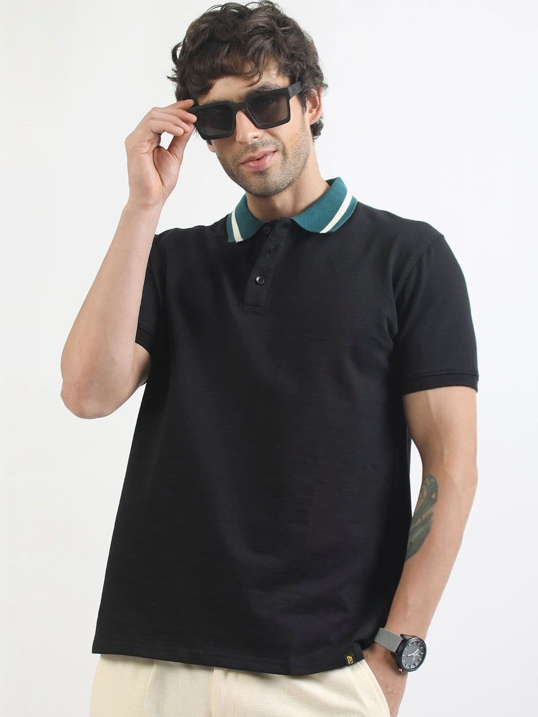 Maniac Men Polo Collar T-shirt - view 1