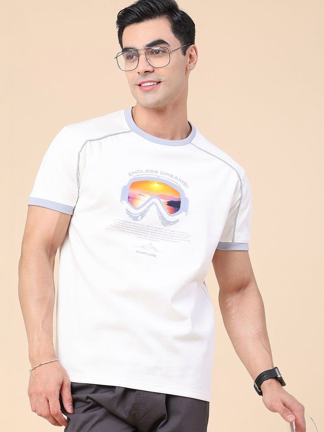 V-Mart Men Printed T-shirt - view 1
