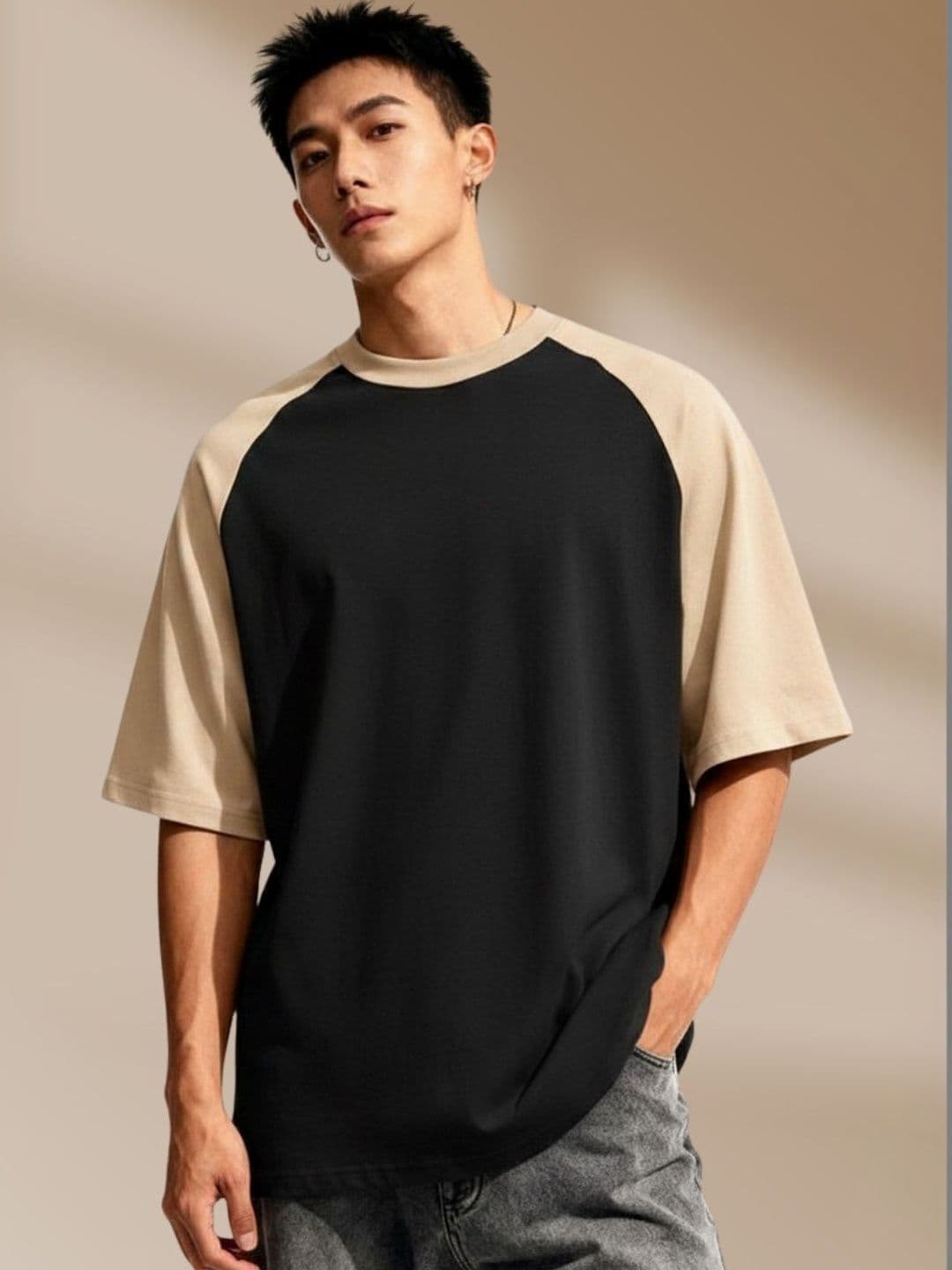 Cool Plus Men Colourblocked T-shirt - view 1