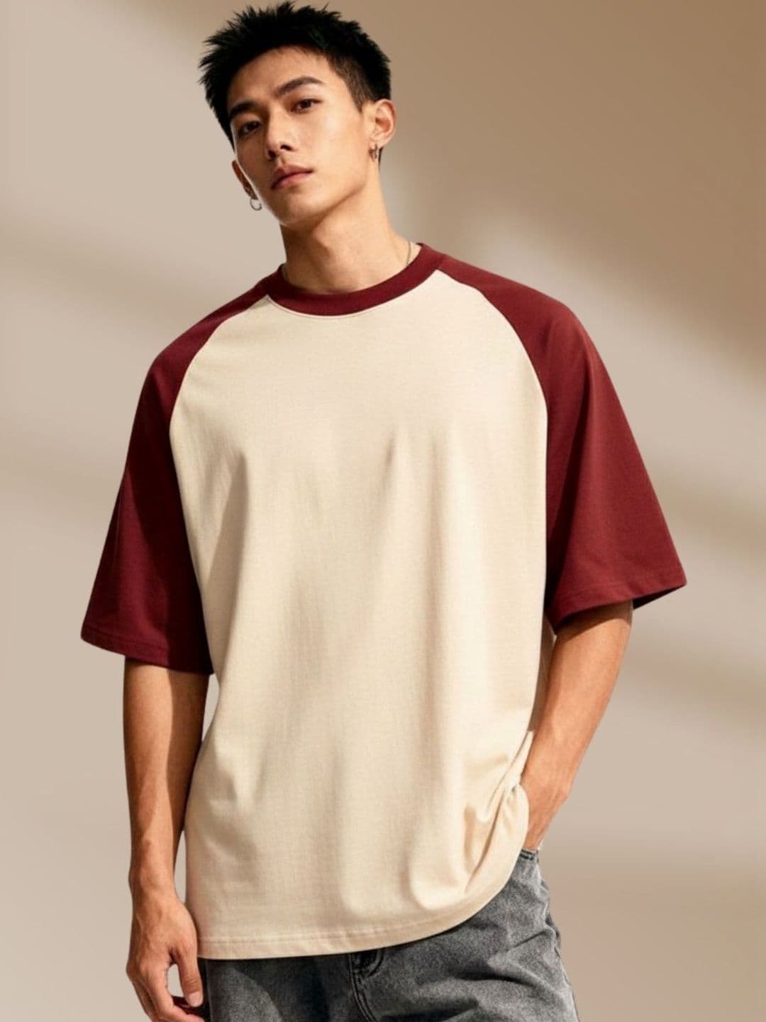 Cool Plus Men Colourblocked T-shirt - view 1