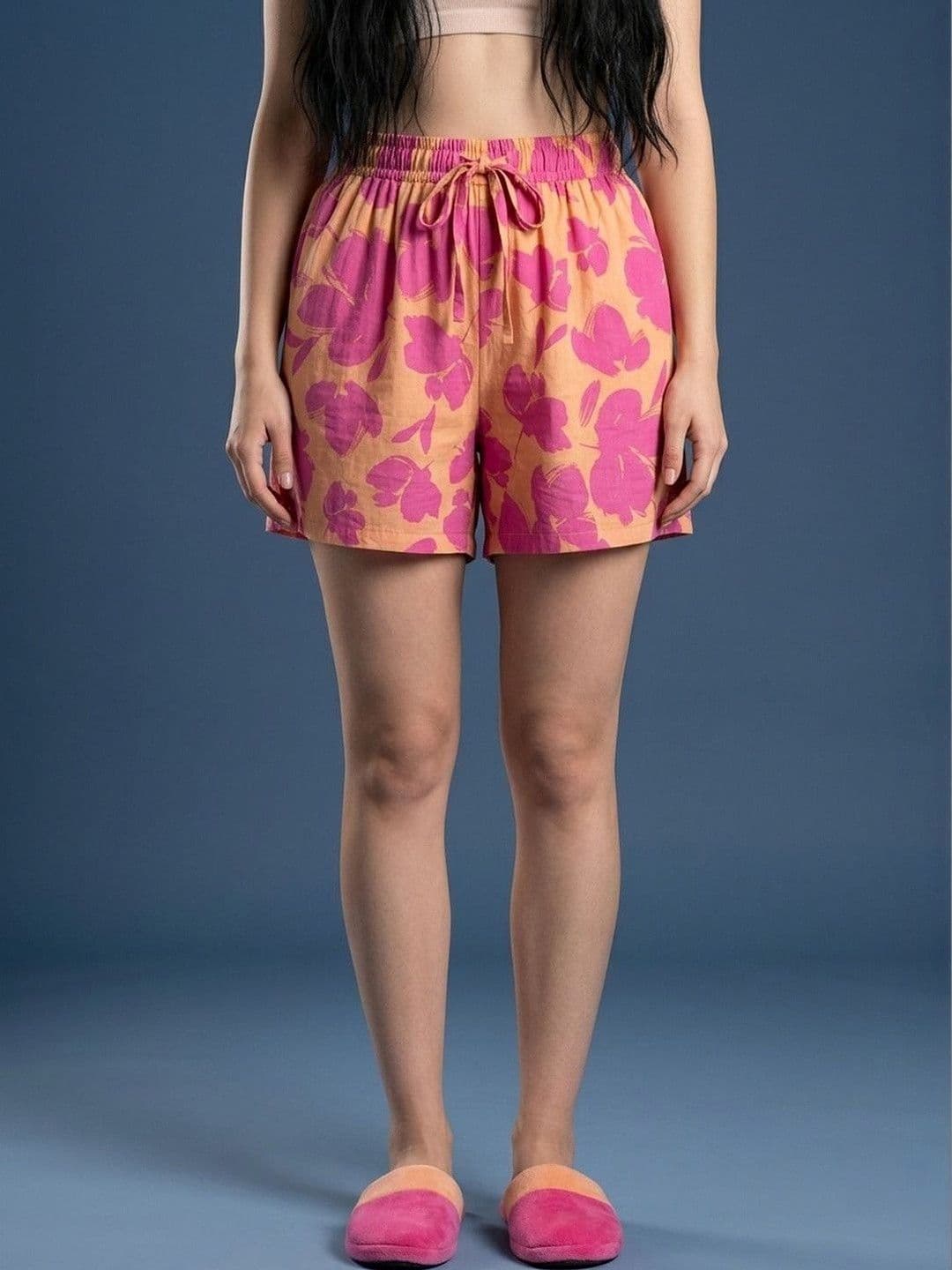 TAG 7 Women Printed Lounge Shorts - view 1