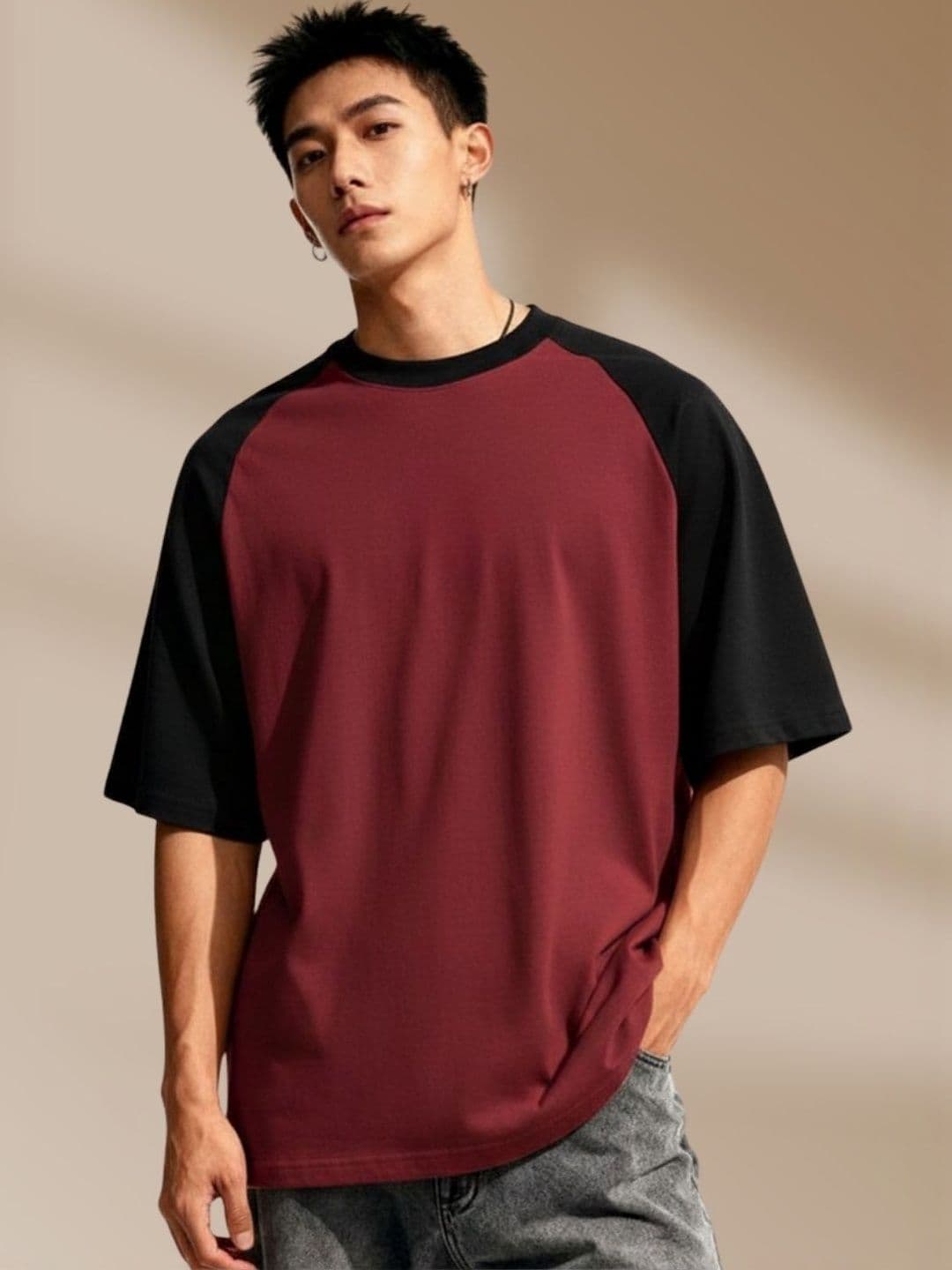 Cool Plus Men Colourblocked T-shirt - view 1