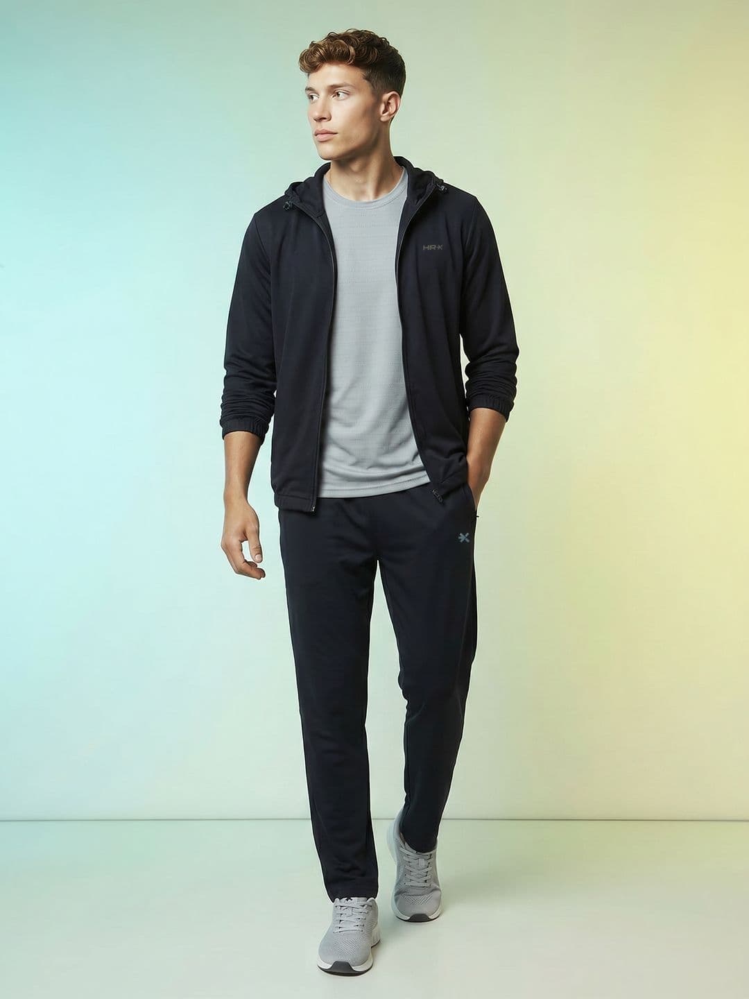 HRX by Hrithik Roshan Men Rapid-Dry Hooded Running Tracksuits - view 1