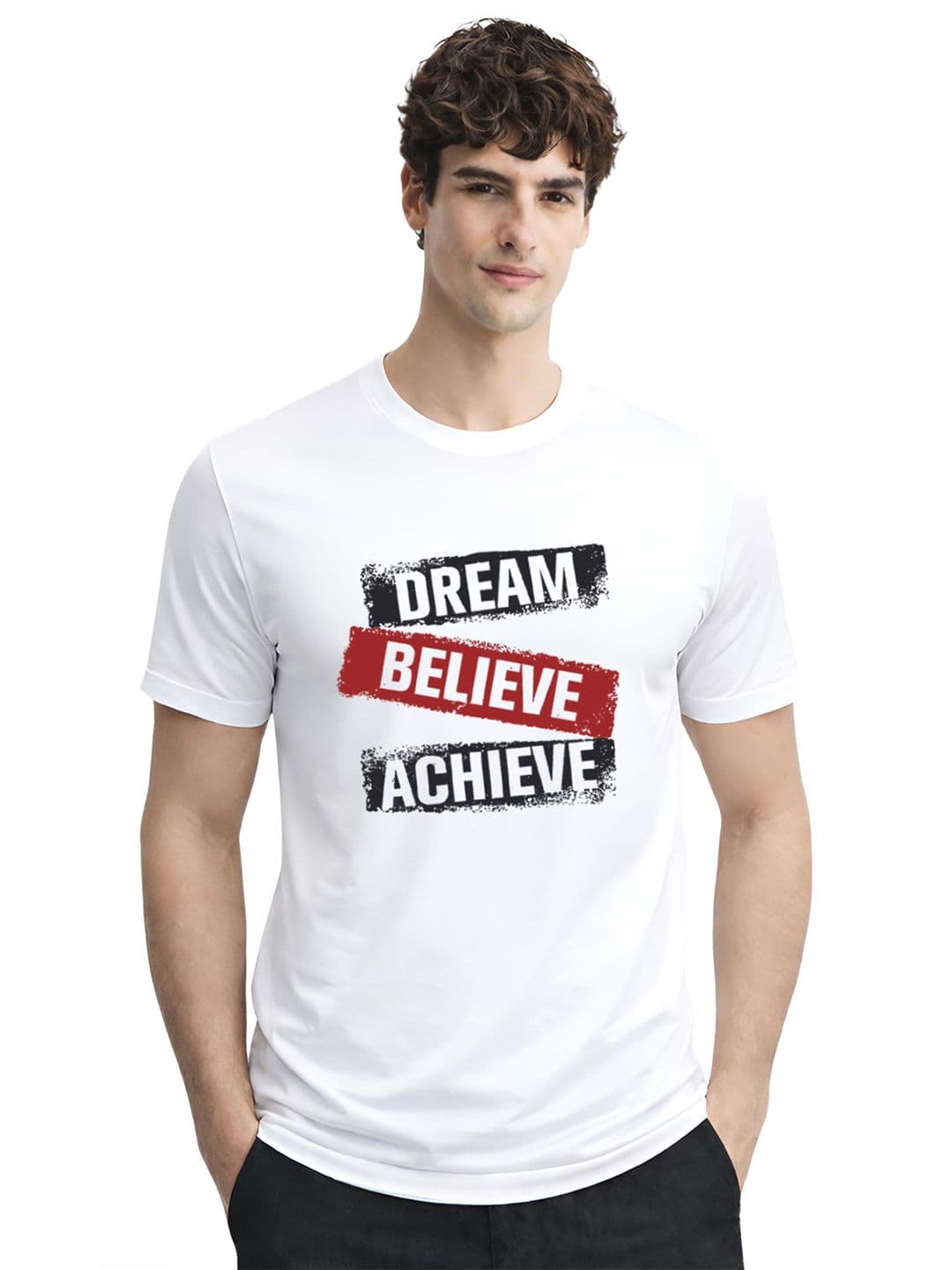 ADRO Men Typography Printed T-shirt - view 1