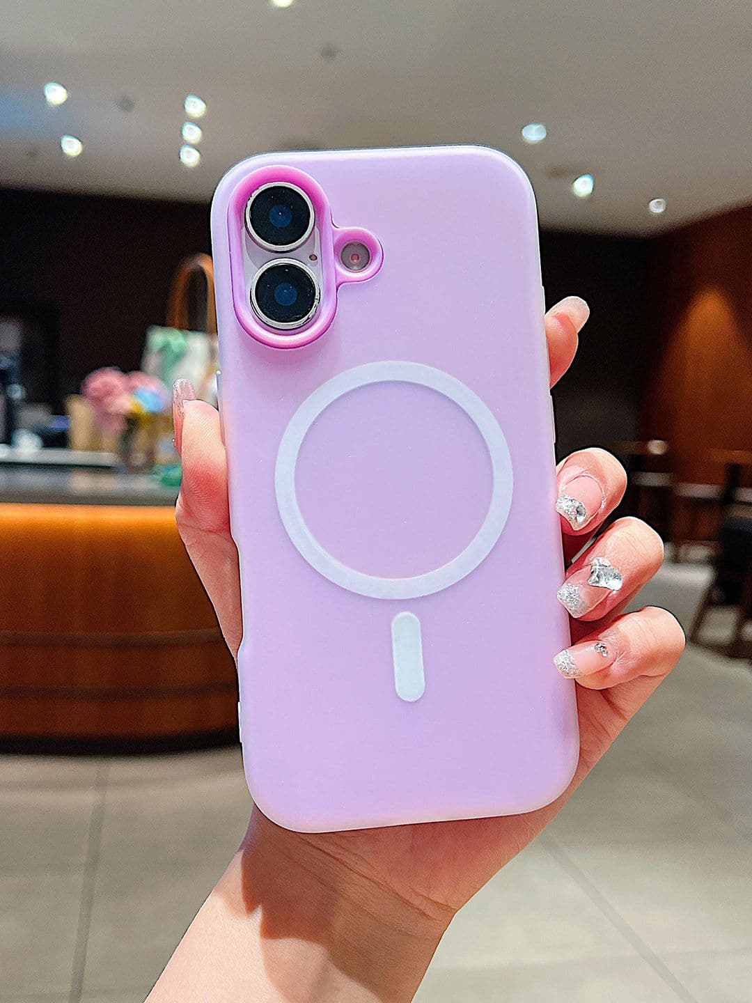 Luxury Kase Solid Printed iPhone 17 Back Case Mobile Accessories - view 1