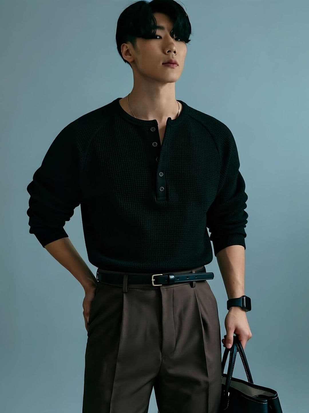 The Modern Soul Men Henley Neck T-shirt - view 1
