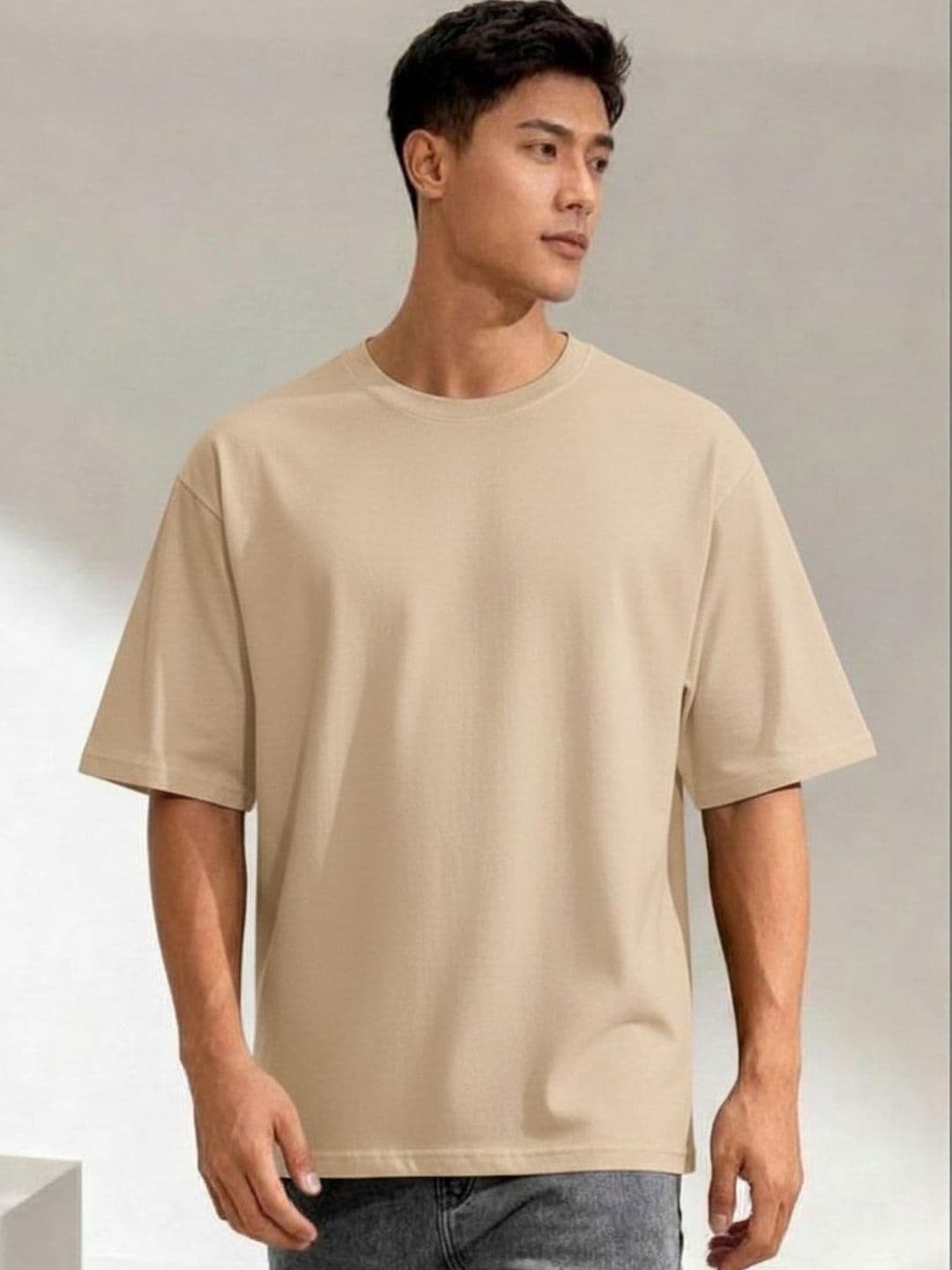 R.Code by The Roadster Life Co. Men Drop-Shoulder Sleeves T-shirt - view 1