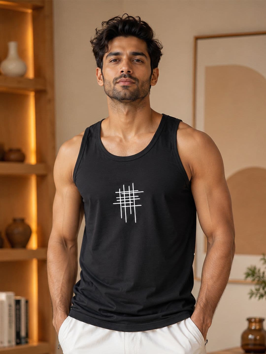 Dollar Printed Cotton Tank - view 1