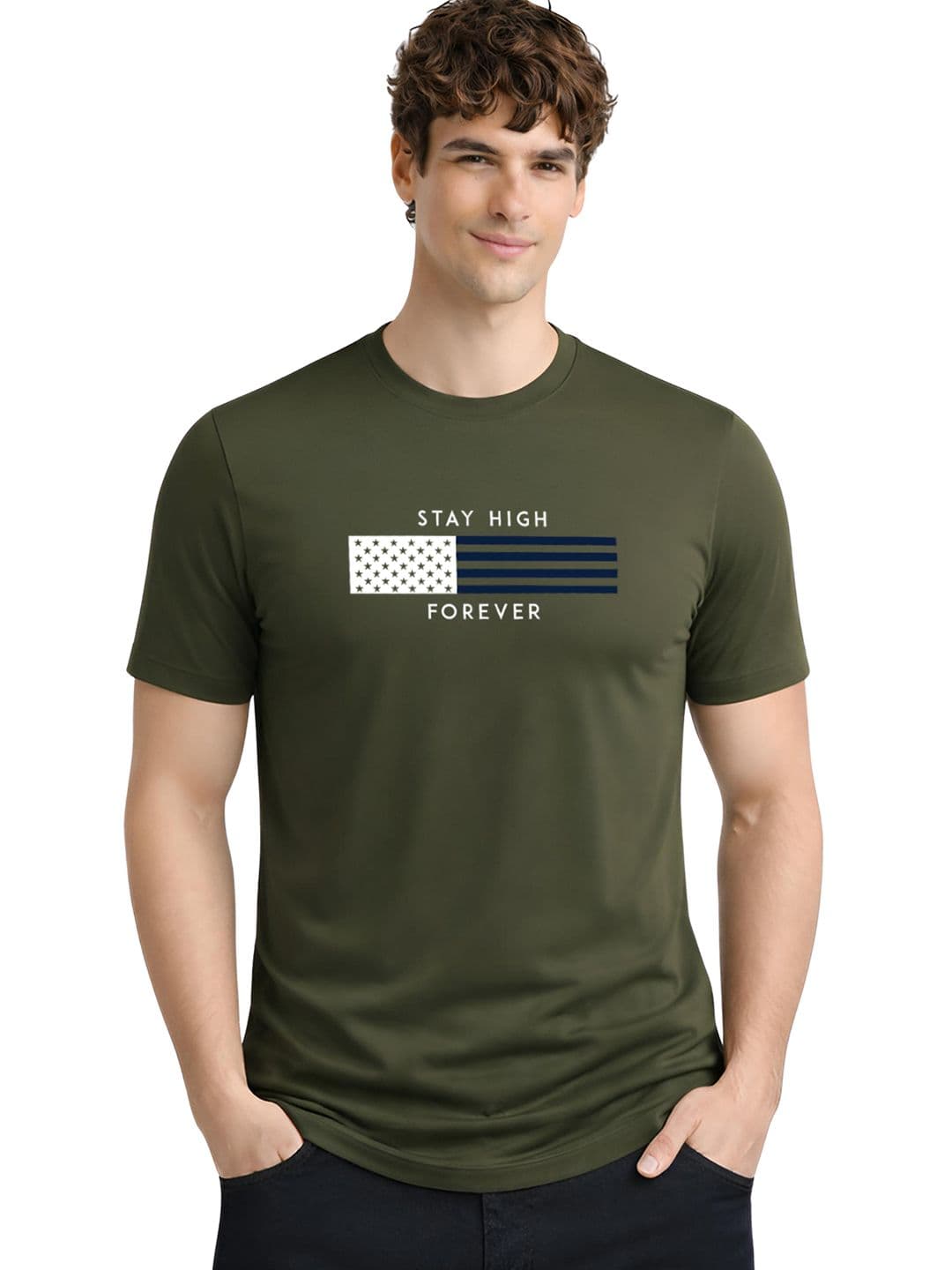 ADRO Men Typography Printed T-shirt - view 1