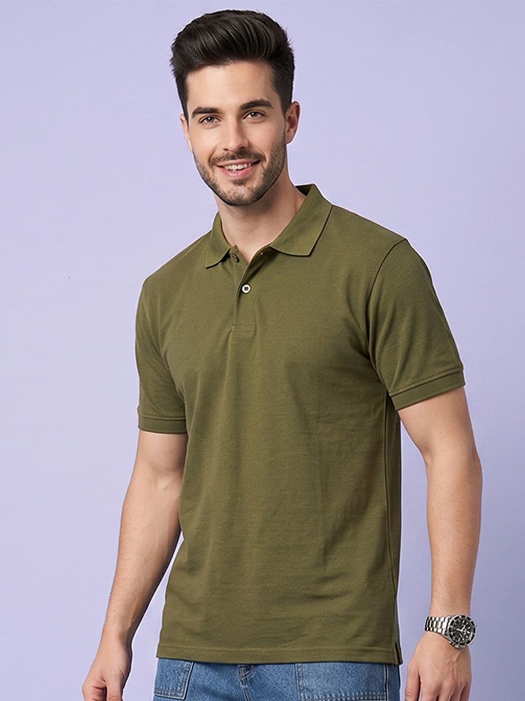 XFOX Men Polo Collar T-shirt - view 1